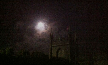 charleville castle at night